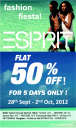 Esprit - Flat 50% off